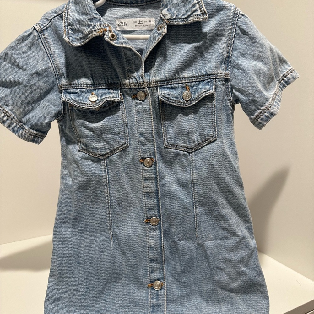 Denim Short Sleeve dress